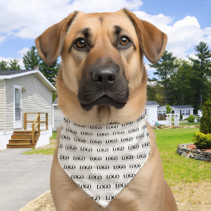 Create Your Own Custom Logo Pattern Business Party Pet Bandana Collar