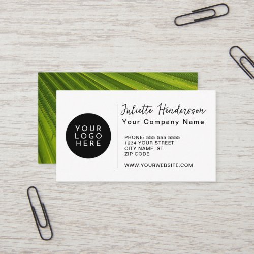 Create Your Own Custom Logo Photo Elegant Business Business Card