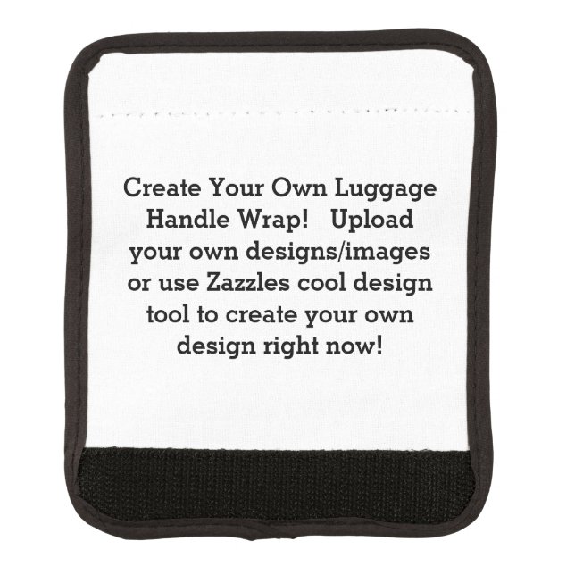 Create Your Own Custom  Luggage Handle Wrap (Front)