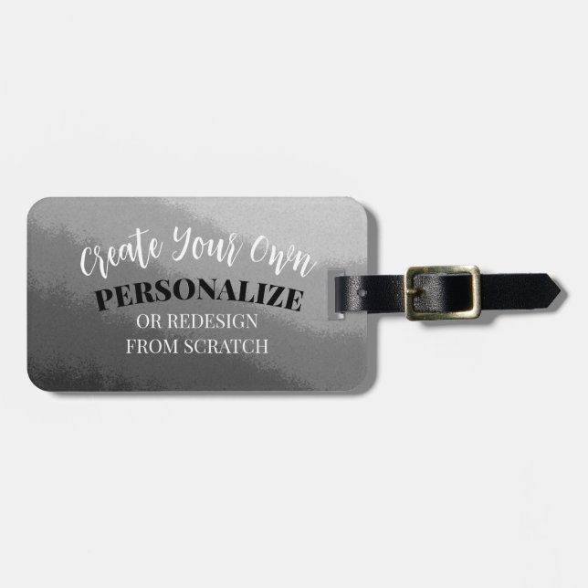 Create Your Own Custom Luggage Tag (Front Horizontal)