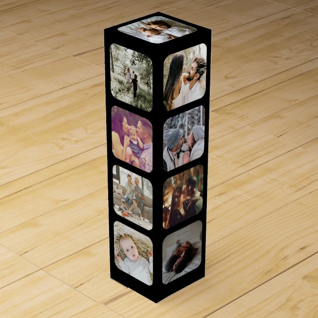 Create Your Own Custom Made Personalized Wine Box (Front)