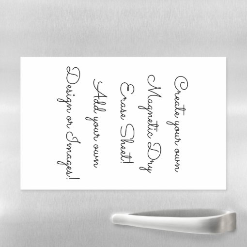 Create Your Own Custom Dry Erase Sheet Zazzle