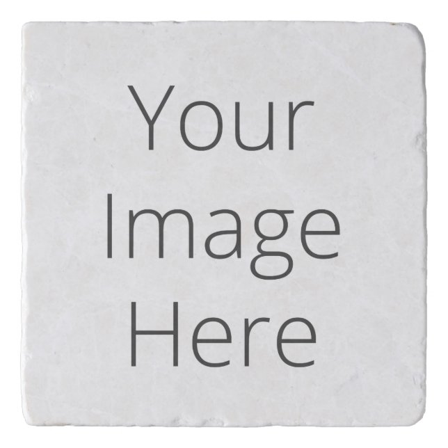 Create Your Own Custom Marble Stone Trivet (Front)