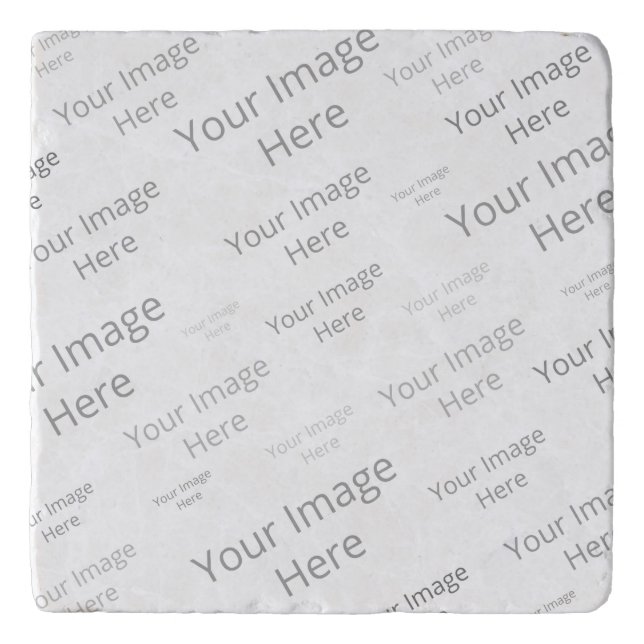 Create Your Own Custom Marble Stone Trivet (Front)
