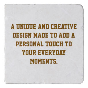 Create Your Own Custom Marble Stone Trivet 6x6
