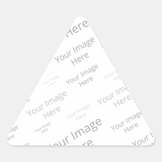 Create Your Own Custom Matte Triangle Sticker