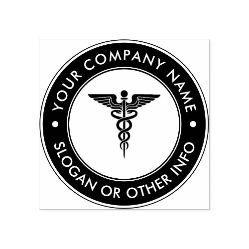 Create Your Own Custom Medical Symbol with Text  Rubber Stamp