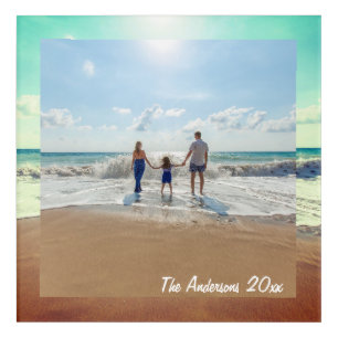 Create Your Own Custom Memorable Family Photo Acrylic Print