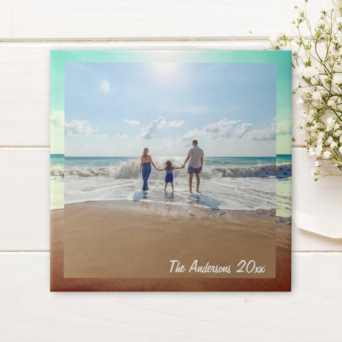 Create Your Own Custom Memorable Family Photo Ceramic Tile