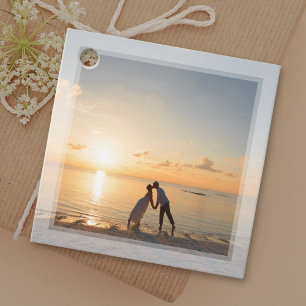 Create Your Own Custom Memorable Photo Wedding Favor Tags