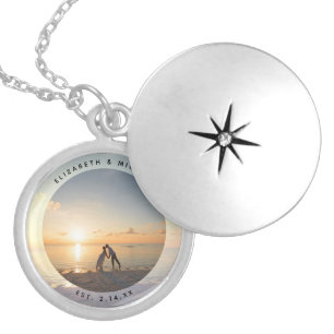 Create Your Own Custom Memorable Wedding Photo Locket Necklace