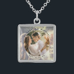 Create Your Own Custom Memorable Wedding Photo Sterling Silver Necklace<br><div class="desc">Create Your Own Custom Memorable Wedding Photo Sterling Silver Necklace</div>