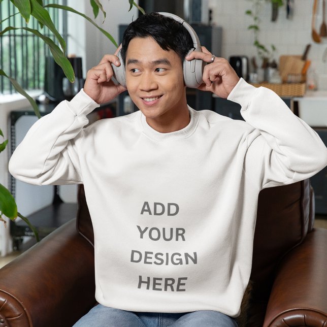 Create Your Own Custom Men's Basic Sweatshirt (Creator Uploaded)