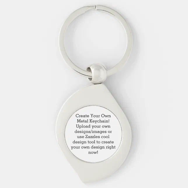 Create Your Own Custom Metal Keychain Zazzle