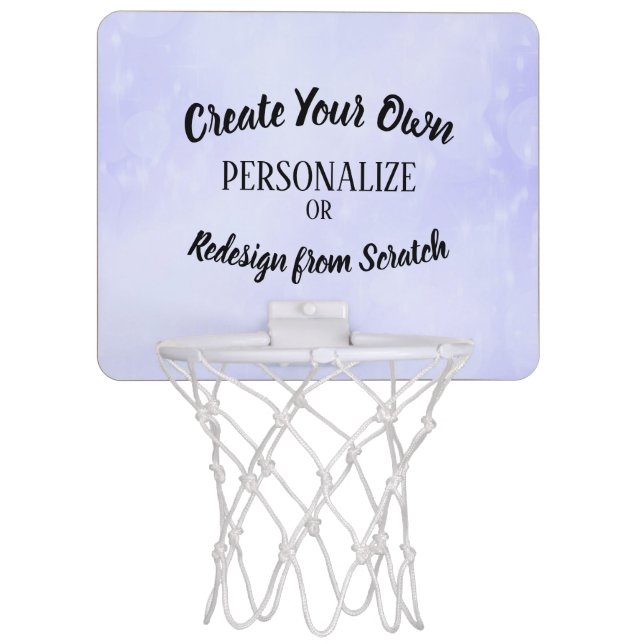 Create Your Own Custom Mini Basketball Hoop (Front)