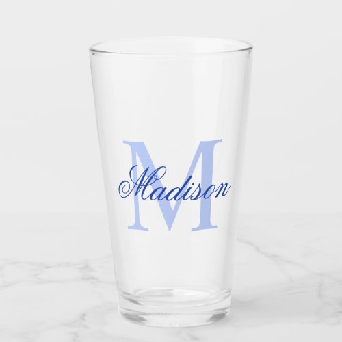 Create Your Own Custom Monogram And Name Blue Glass - Create your own personalized shot glasses with your custom name and monogram. To edit this design template, change the text fields as shown above. You can easily add more text or images, customize fonts and colors.
Treat yourself or make the perfect gift for family, friends, parents and grandparents!