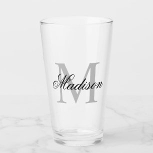 Create Your Own Custom Monogram And Name Glass