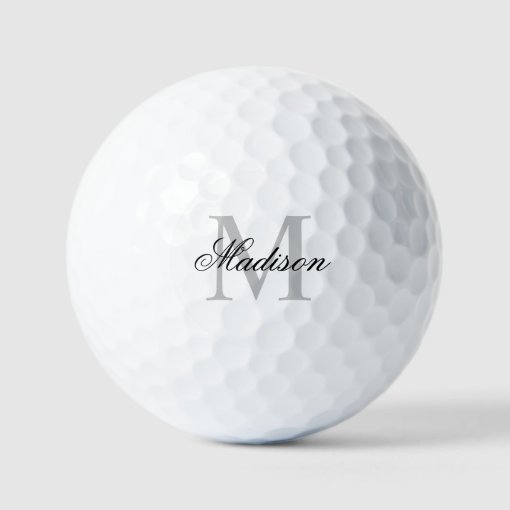 Create Your Own Custom Monogram And Name Golf Balls | Zazzle