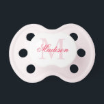 Create Your Own Custom Monogram And Name Pacifier<br><div class="desc">Create your own personalized pacifier with a custom name and monogram. To edit this design template,  change the text fields as shown above. You can easily add more text or images,  customize fonts and colors.
Treat yourself or make the perfect gift for family,  friends,  parents and grandparents!</div>