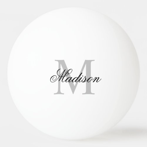 Create Your Own Custom Monogram And Name Ping Pong Ball - Create your own personalized ping pong balls with your custom name and monogram. To edit this design template, change the text fields as shown above. You can easily add more text or images, customize fonts and colors.
Treat yourself or make the perfect gift for family, friends, parents and grandparents!