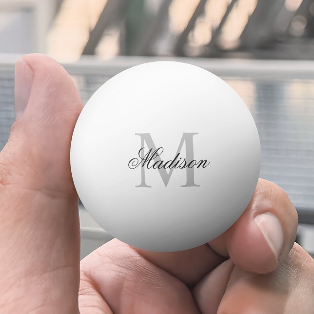 Create Your Own Custom Monogram And Name Ping Pong Ball (Creator Uploaded)