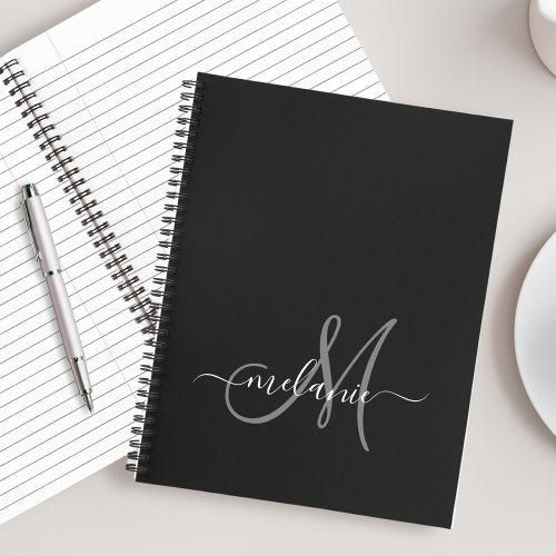 Create Your Own Custom Monogram And Name Script Notebook