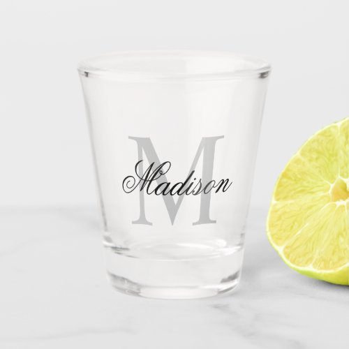 Create Your Own Custom Monogram And Name Shot Glass - Create your own personalized shot glasses with your custom name and monogram. To edit this design template, change the text fields as shown above. You can easily add more text or images, customize fonts and colors.
Treat yourself or make the perfect gift for family, friends, parents and grandparents!