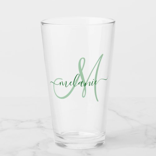 Create Your Own Custom Monogram Name Script Green Glass - Create your own personalized hand writing shot glasses with your custom name and monogram. To edit this design template, change the text fields as shown above. You can easily add more text or images, customize fonts and colors.
Treat yourself or make the perfect gift for family, friends, parents and grandparents!