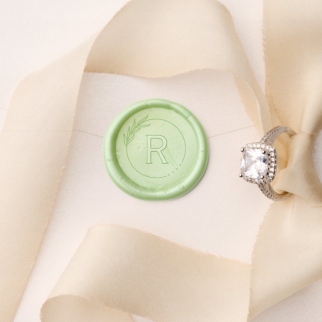 Create your own Custom Monogram wedding Initials Wax Seal Stamp (Insitu (Wedding))