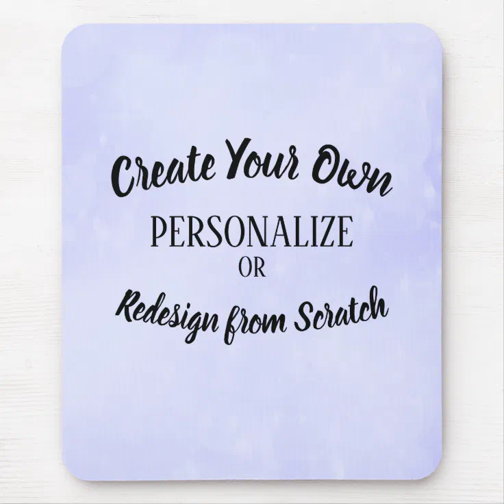 Create Your Own Custom Mouse Pad Zazzle