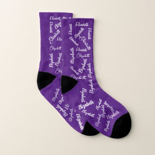 Create Your Own Custom Name All Over Print Socks