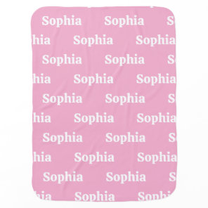 Create Your Own Custom Name Baby Blanket