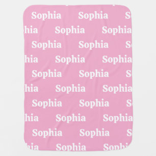 Create Your Own Custom Name Baby Blanket