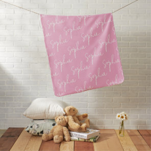 Create Your Own Custom Name Baby Blanket