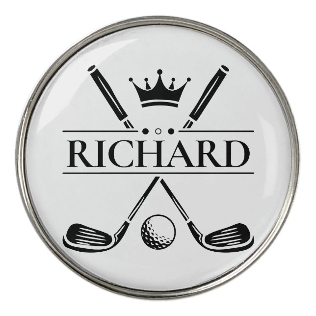 Create Your Own Custom Name Branded Golf Ball Marker (Front)
