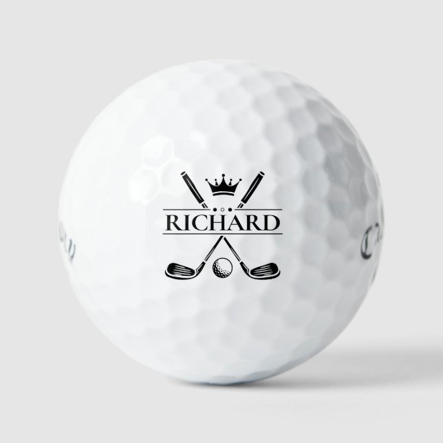 Create Your Own Custom Name Branded Golf Balls (Front)