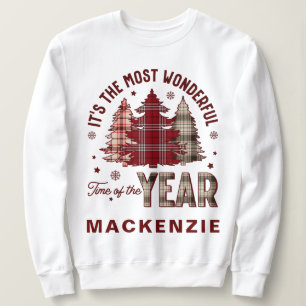 Create Your Own Custom Name Christmas Cute Present Sweatshirt