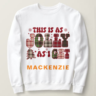 Create Your Own Custom Name Christmas Funny Sweatshirt