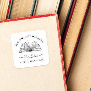 Create Your Own Custom Name Ex Libris Bookplate