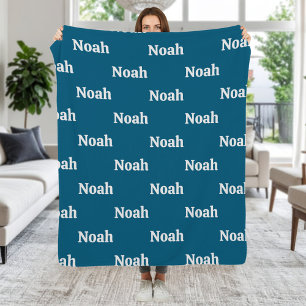 Create Your Own Custom Name Fleece Blanket