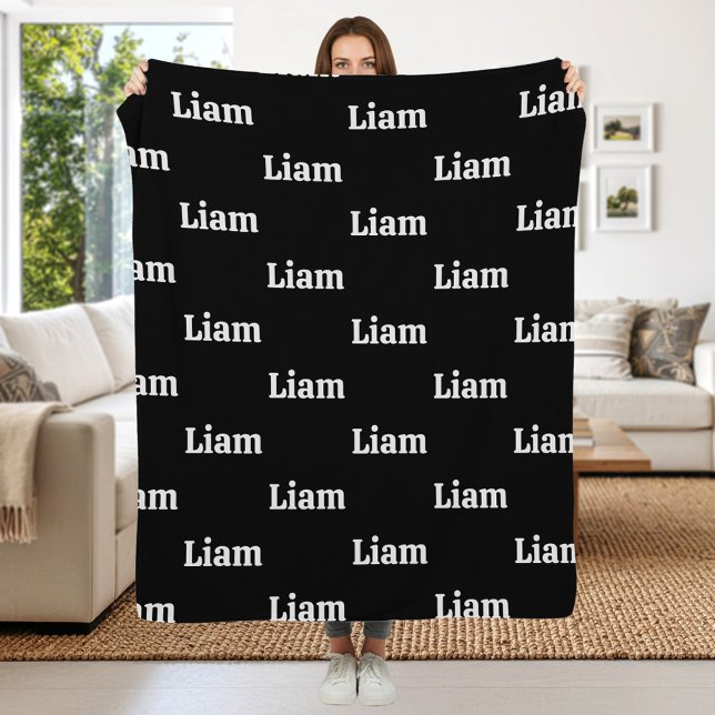 Create Your Own Custom Name Fleece Blanket (Creator Uploaded)