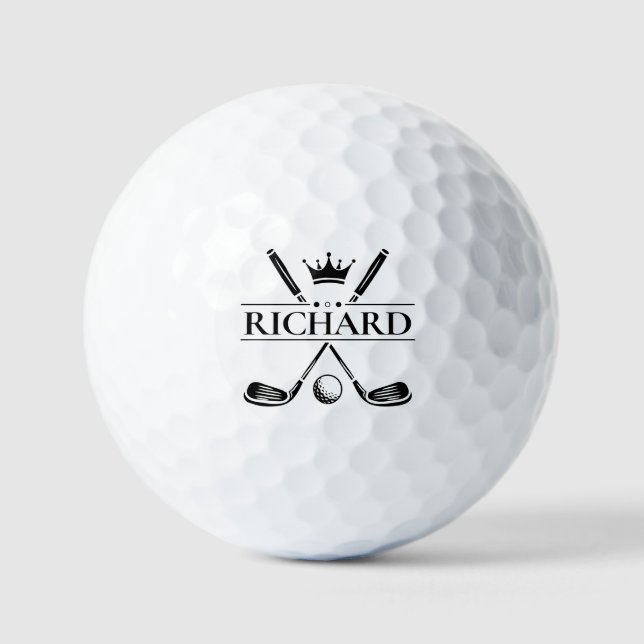 Create Your Own Custom Name Golf Balls (Front)