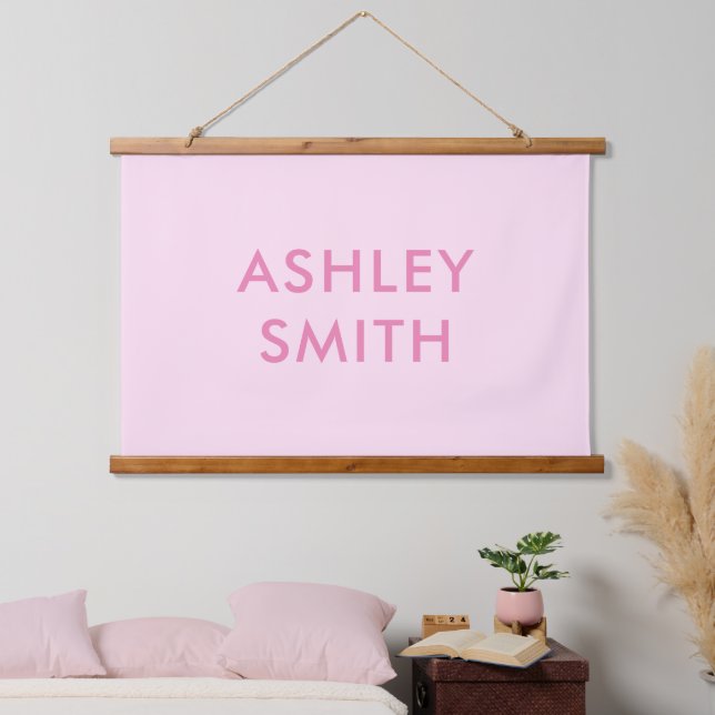 Create Your Own Custom Name Hanging Tapestry (Bedroom)