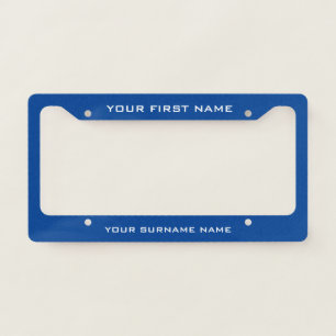 Create Your Own Custom Name Monogram License Plate Frame