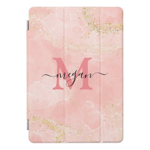 Create your own Custom Name Monogrammed Girly iPad Pro Cover