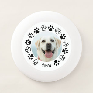 Create Your Own Custom Name Pet Photo Paw Print Wham-O Frisbee