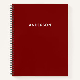 Create Your Own Custom Name Spiral Notebook