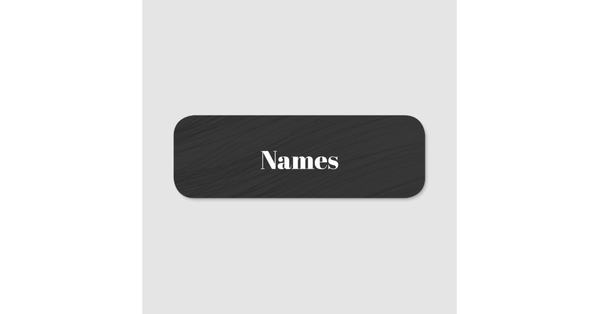 Create Your Own Custom Name Tag | Zazzle