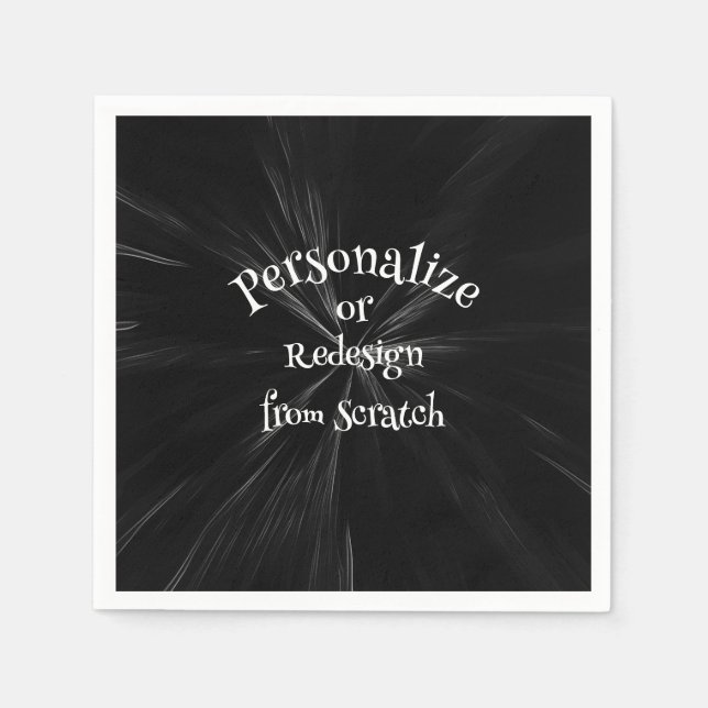 Create Your Own Custom Napkins (Front)