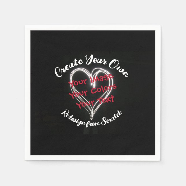 Create Your Own Custom Napkins (Front)